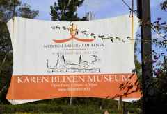 Karen Blixen Museum, Schild am Eingangstor &copy; Foto: Susanne Schlesinger | Outback Africa