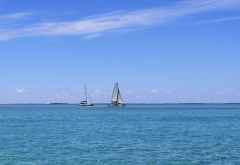 Segelboote vor am Cap Malheureux, Mauritius &copy; Foto: Ulrike Pârvu | Outback Africa