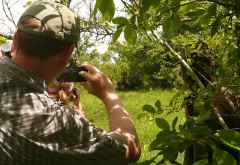 Nashorn-Begegnung im Ziwa Rhino Sanctuary &copy; Foto: Stefan Hüttinger