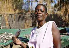 Trockenfisch im Angebot &copy; Foto: Svenja Penzel | Outback Africa