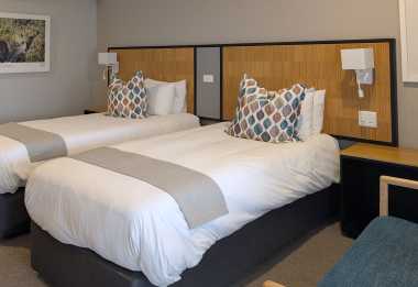 Innenansicht Zimmer in der Skukuza Safari Lodge &copy; Foto: Justine Retzar | Outback Africa Erlebnisreisen