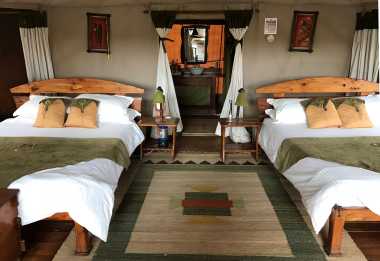 Zeltchalet innen, Elephant Bedroom Camp © Foto: Svenja Penzel | Outback Africa