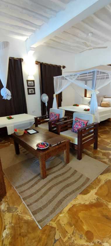 Pongwe Beach Hotel, Sea View Suite &copy; Foto: Justine Retzar | Outback Africa Erlebnisreisen