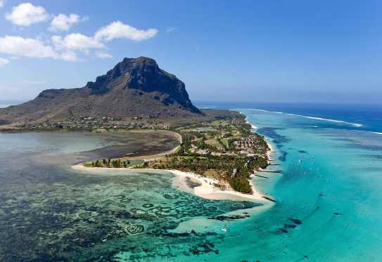 Halbinsel Le Morne Brabant im Südwesten von Mauritius