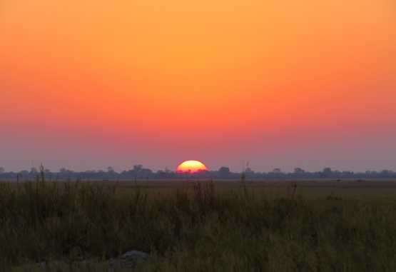 Sonnenaufgang, Nata Salzpfanne, Bird Sanctuary © Foto: Susanne Schlesinger | Outback Africa