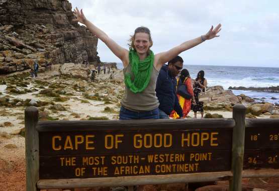 Doreen am Kap der Guten Hoffnung © Foto: Outback Africa