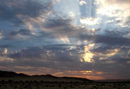 Sonnenuntergang am Sesriem Canyon &copy; Foto: Susanne Schlesinger | Outback Africa