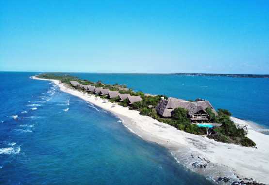 Lazy Lagoon Island, aus der Luft gesehen &copy; Foto: Niels van Gijn | Foxes Safari Camps