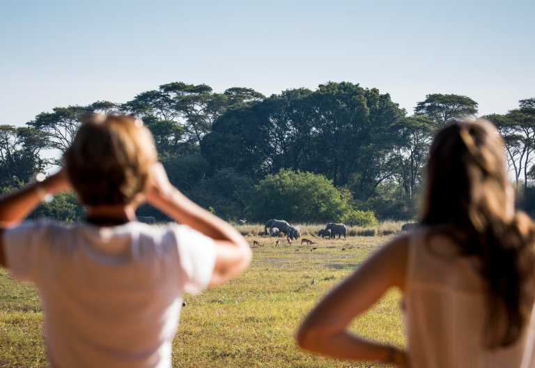 Blick vom Musekese Camp auf Eden Lagoon © Foto: Jeffery & McKeith Safaris 