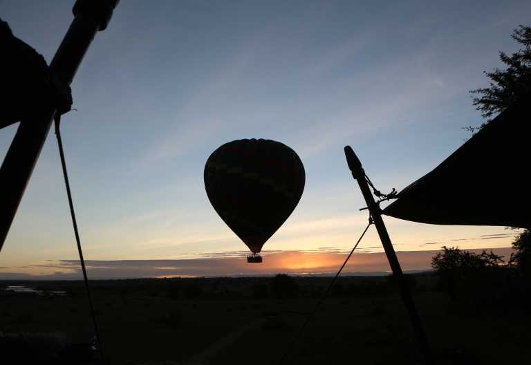 Ballonsafari in der Serengeti, Olakira Camp © Foto: Asilia Africa