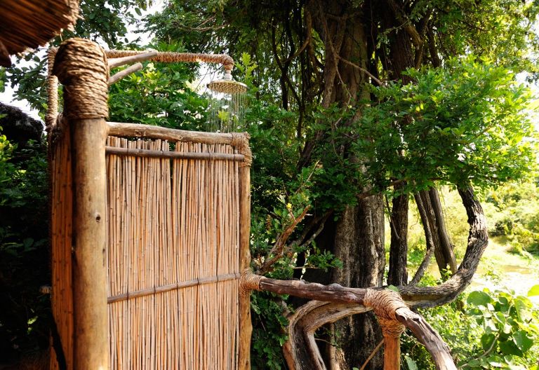 Mvuu Wilderness Lodge, Dusche © Foto: Marco Penzel | Outback Africa