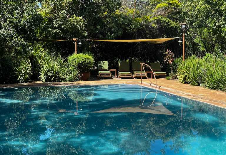 Poolbereich, Ikweta Safari Camp, Meru Nationalpark © Foto: Ikweta Safari Camp