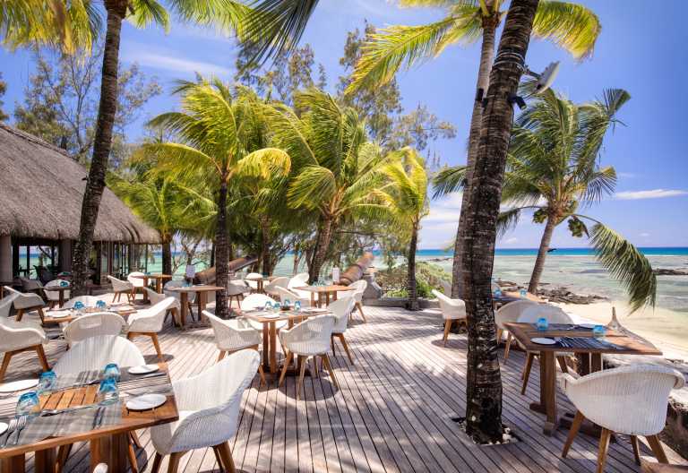 Restaurantterrasse des Cannonier Beachcomber Resort and Spa © Foto: Beachcomber Hotels