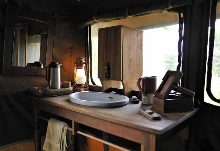 Chada Katavi Camp, Badezimmer © Foto: Marco Penzel | Outback Africa
