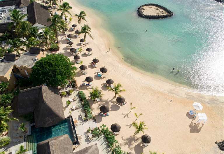 Luftaufnahme des Veranda Pointe aux Biches, Mauritius © Foto: Veranda Resorts
