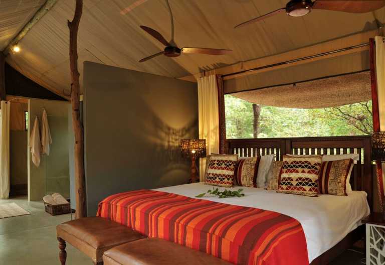 Changa Safari Camp, Zelt