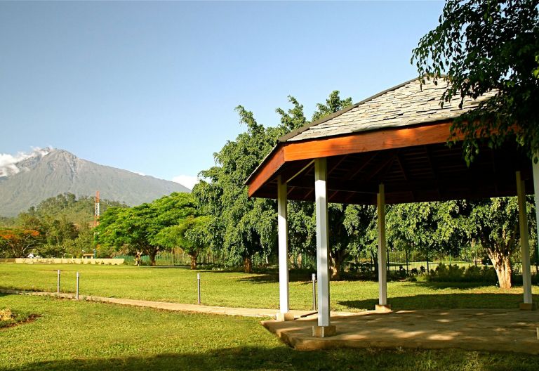 Mount Meru Hotel, Blick zum Kilimanjaro © Foto: Mount Meru Hotel
