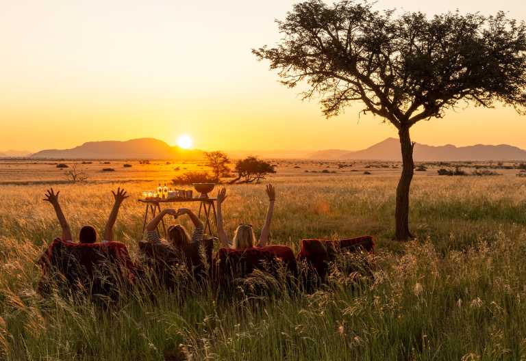 Sundowner beim Camp Sossus © Foto: Outback Africa