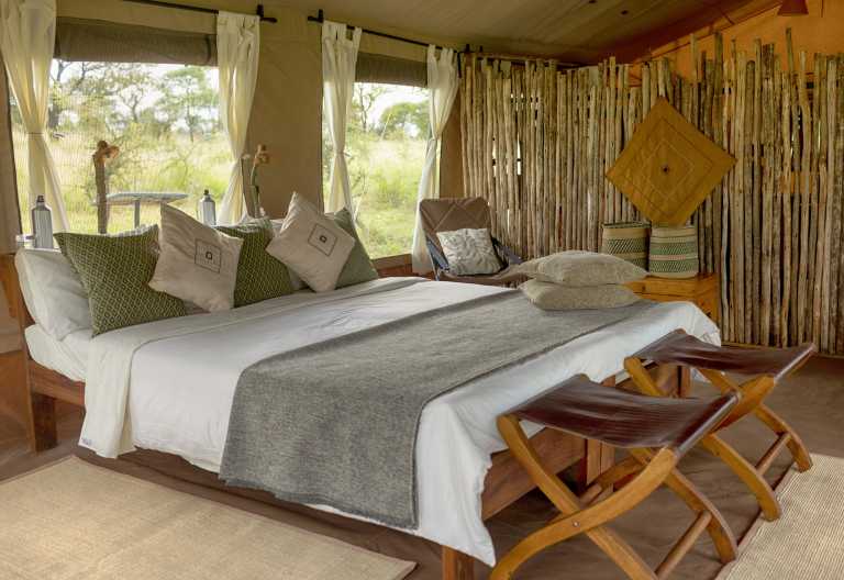 Innenansicht Zelt, Serengeti Wilderness Camp © Foto: Serengeti Wilderness Camps