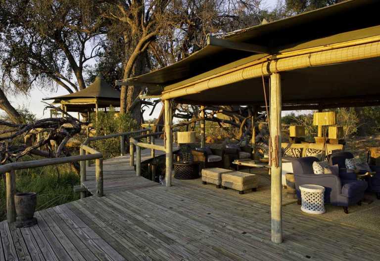 Little Vumbura Camp, Hauptbereich © Foto: Dana Allen | Wilderness Safaris
