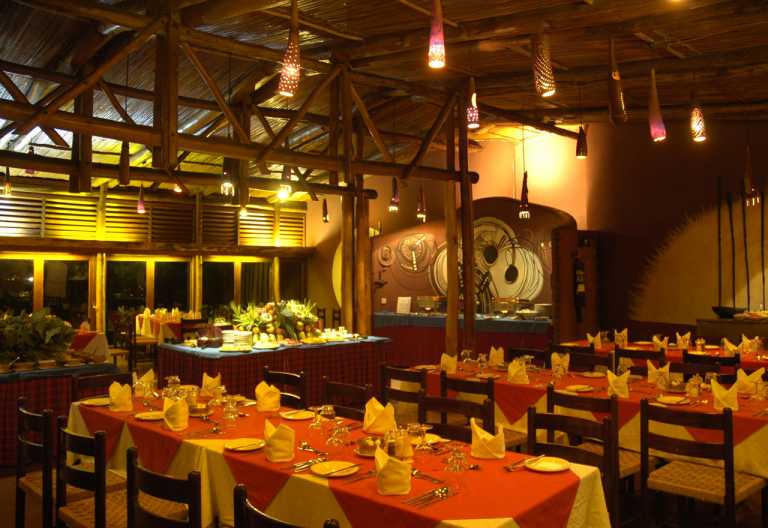 Amboseli Serena Lodge, Speisesaal