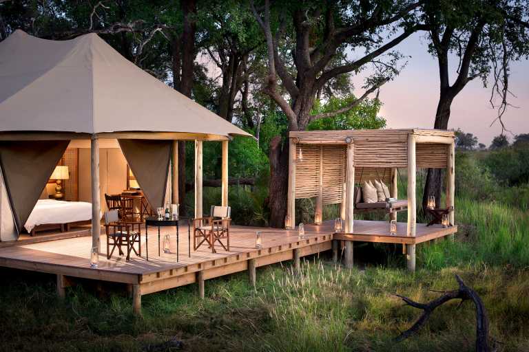 Zeltsuite, Nxabega Okavango Tented Camp © Foto: Dookphoto | &Beyond