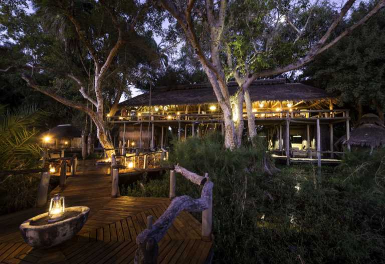 Jao Camp, Hauptbereich © Foto: © Foto: Dana Allen für Wilderness Safaris