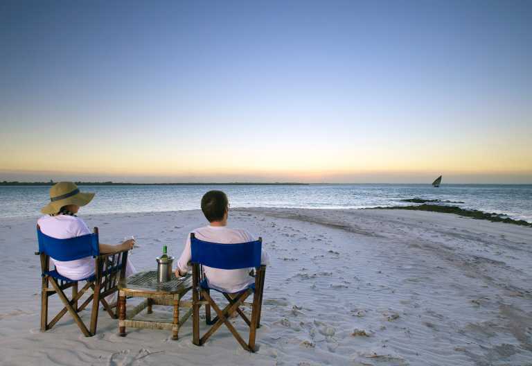 Am Strand von Lazy Lagoon © Foto: Niels van Gijn | Foxes Safari Camps