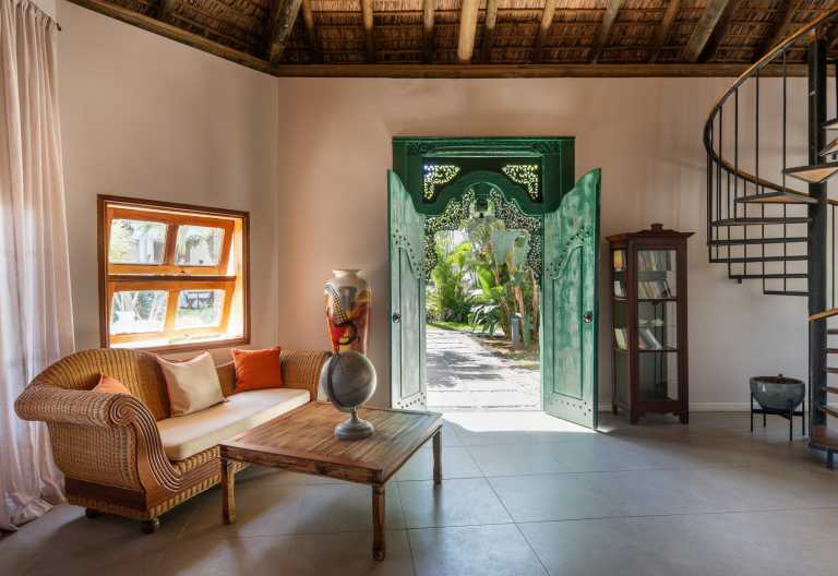 Moderne und traditionelle Einrichtung im Sakoa Boutik Hotel Mauritius © Foto: Sakoa Boutik Hotel