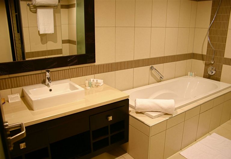 Mount Meru Hotel, Badezimmer © Foto: Mount Meru Hotel