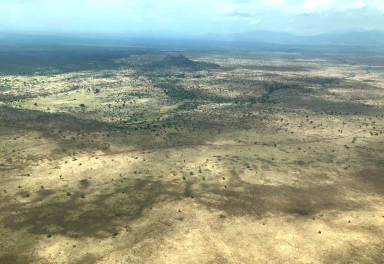Anflug auf Elsas Kopje, Meru Nationalpark © Foto: Svenja Penzel | Outback Africa