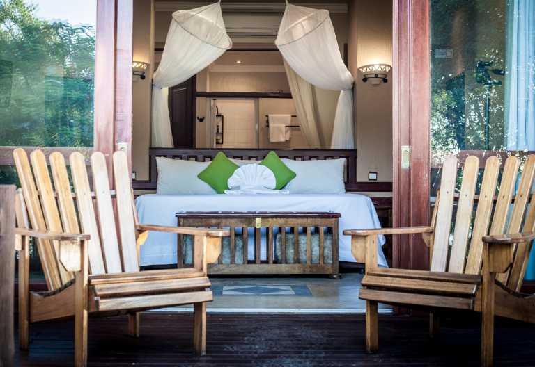 Blick in ein Zimmer, Chobe Safari Lodge © Foto: Chobe Safari Lodge