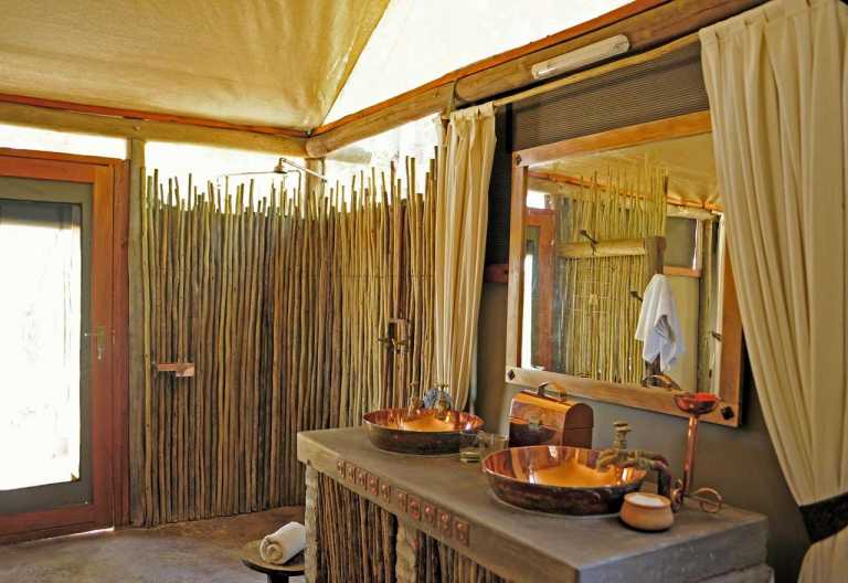 Little Makalolo Camp, Badezimmer © Foto: Marco Penzel | Outback Africa