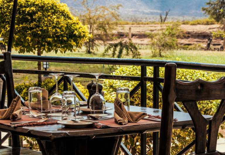 Lunchzeit in Ashnil Samburu © Foto: Ashnil Hotels