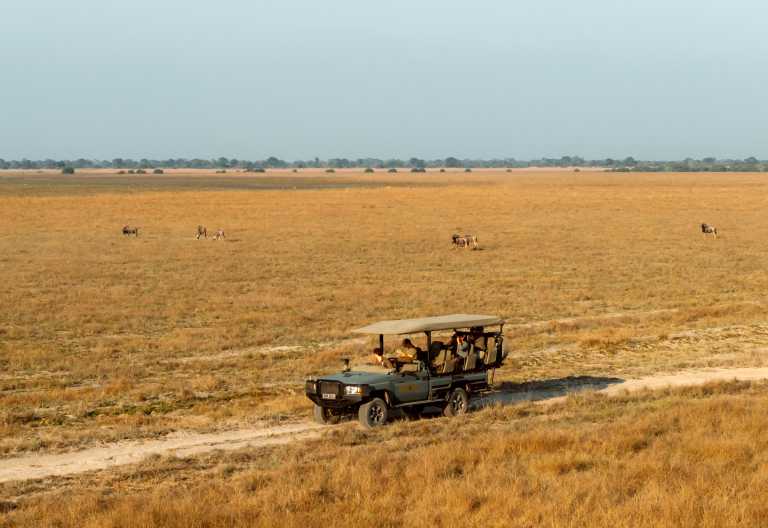 Pirschfahrt in den Busanga Plains © Foto: Classic Zambia