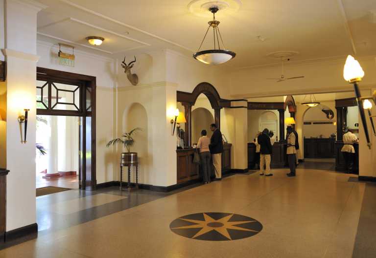 The Victoria Falls Hotel, Rezeption © Foto: Marco Penzel | Outback Africa