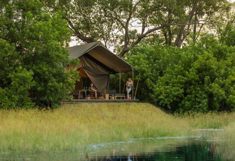 Gomoti Plains Camp, Zeltchalet © Foto: Andrew Howard | Machaba Safaris