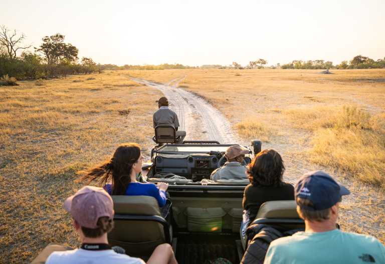 Kwando 4 Rivers Camp, auf Pirschfahrt © Foto: Melanie van Zyl for Kwando Safaris