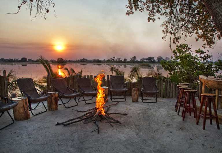 Pelo Camp, Bomaplatz © Foto: Wilderness Safaris
