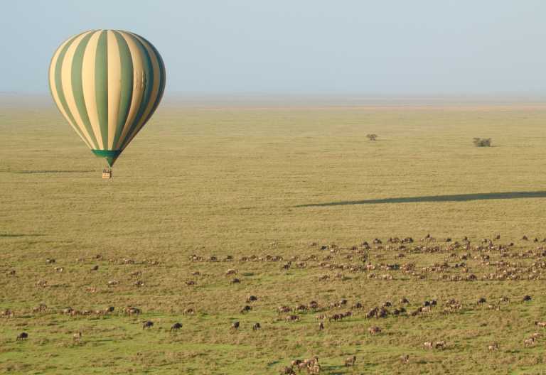 Ballonfahrt über der Serengeti, Serengeti Wilderness Camp © Foto: Serengeti Wilderness Camps