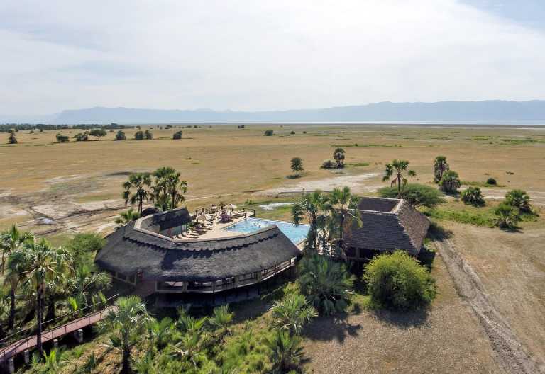 Blick über Maramboi Richtung Lake Manyara © Foto: Tanganyika Wilderness Camps Blick über Maramboi Richtung Lake Manyara © Foto: Tanganyika Wilderness Camps