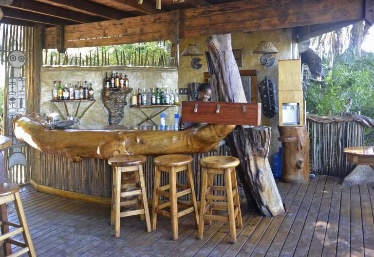 Bar, Jao Camp, Okavango-Delta © Foto: Ulrike Pârvu | Outback Africa