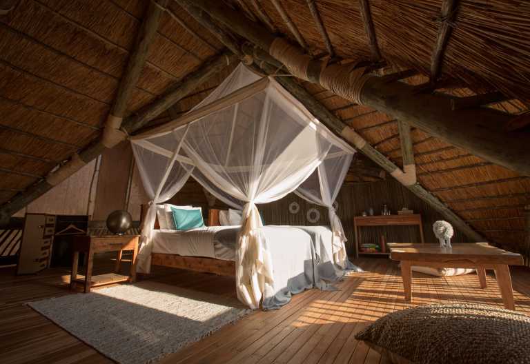 Innenansicht Zeltchalet, Ikuka Safari Camp © Foto: Ikuka Safari Camp