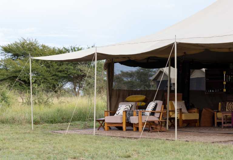 Loungezelt, Serengeti Wilderness Camp © Foto: Serengeti Wilderness Camps