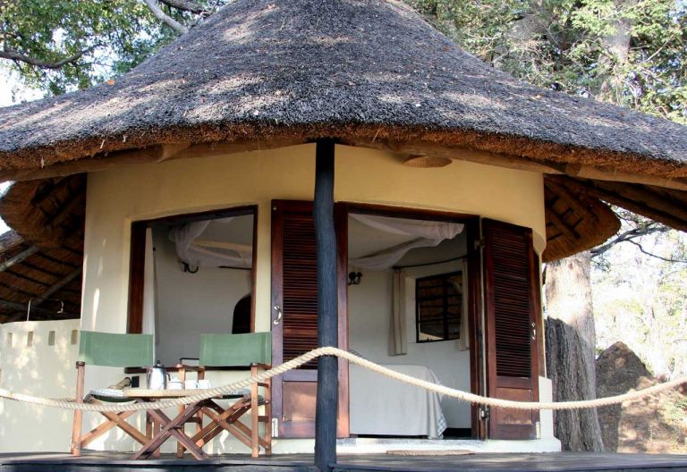 Nsefu Camp, Chaleteingang © Foto: Robin Pope Safaris