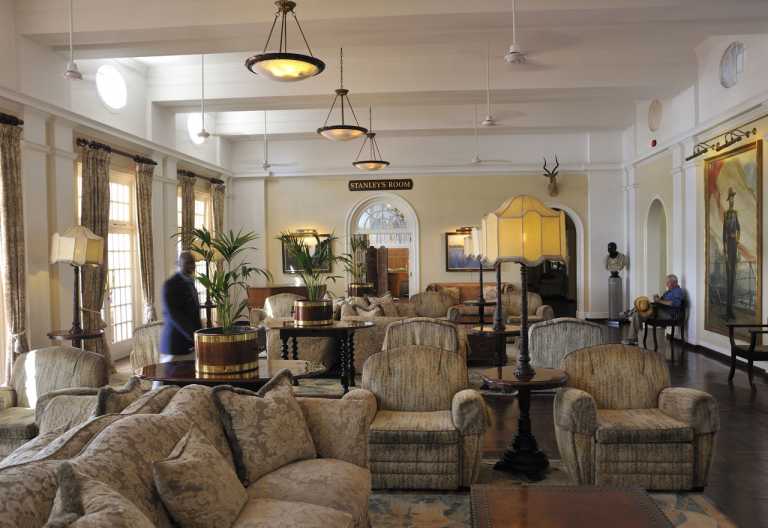 In der Lobby des Victoria Falls Hotels © Foto: Marco Penzel | Outback Africa