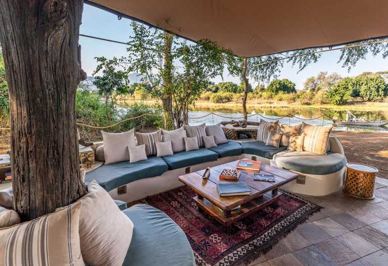 Chongwe River Camp, Lounge © Foto: Time+Tide