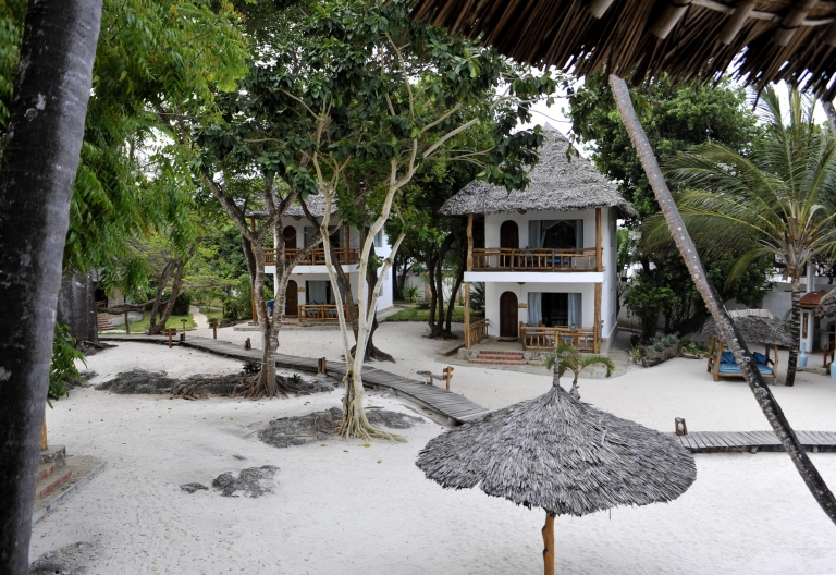Blick über das Gelände von Waterlovers, Waterlovers Beach Reso © Foto: Svenja Penzel