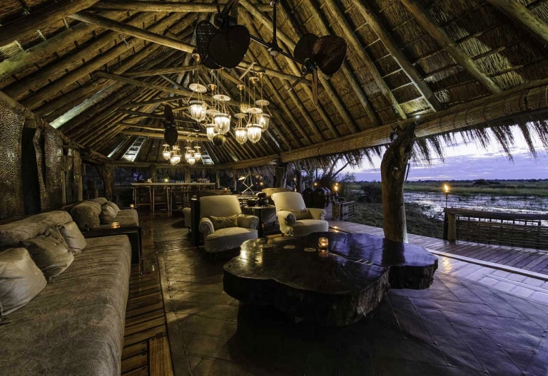 Mombo Camp, Lounge © Foto: Dana Allen | Wilderness Safaris