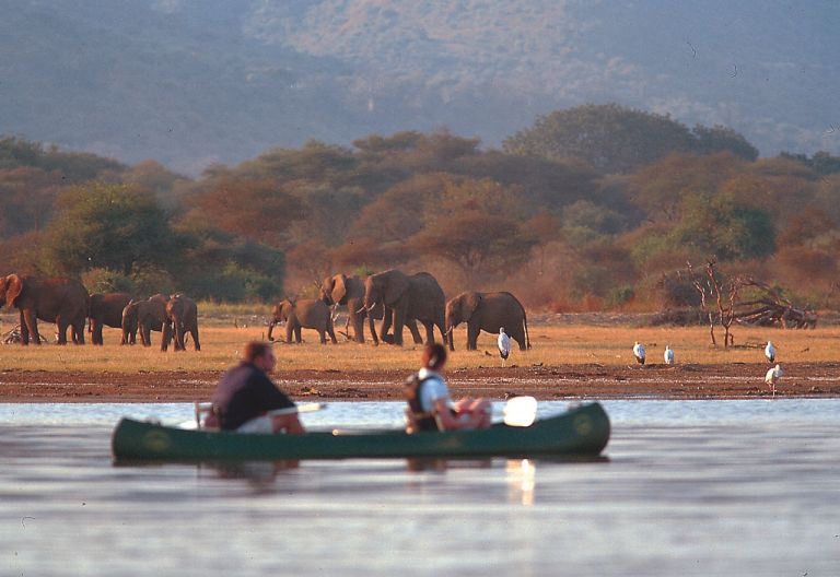 Manyara Serena Safari Lodge, Kanufahren auf dem Lake Manyara